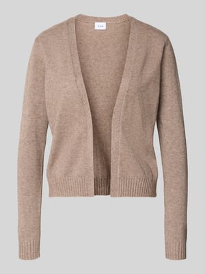 Kardigan z mieszanki wiskozy z otwartym przodem model 'VIRIL' Shop The Look MANNEQUINE