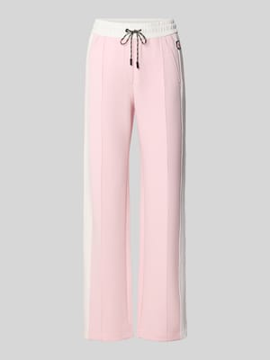 straight fit broek met tunnelkoord Shop The Look MANNEQUINE