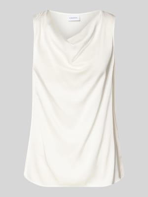 Blousetop met cascadehals Shop The Look MANNEQUINE