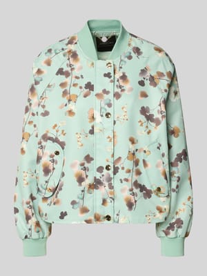 Blouson im Allover-Look mit Stehkragen Shop The Look MANNEQUINE