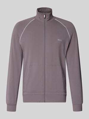 Regular Fit Sweatjacke aus Baumwoll-Mix Modell 'Mix&Match' Shop The Look MANNEQUINE