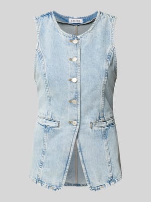 Jeansweste mit Leistentaschen Modell 'Lyla' Shop The Look MANNEQUINE