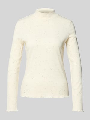 Shirt met opstaande kraag, model 'Suhanna curly' Shop The Look MANNEQUINE