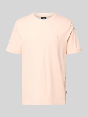 T-Shirt mit Logo-Stitching Modell 'Priamo' Shop The Look MANNEQUINE