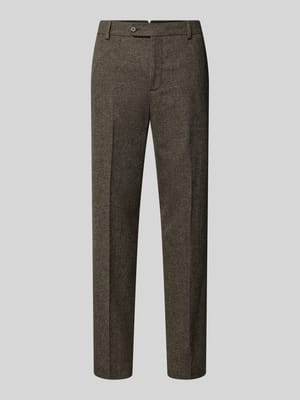 Anzughose aus Woll-Mix mit Bügelfalte Shop The Look MANNEQUINE