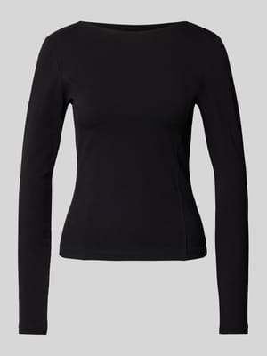 Longsleeve mit U-Boot-Ausschnitt Shop The Look MANNEQUINE