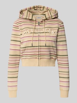Krótka bluza rozpinana z kapturem Shop The Look MANNEQUINE