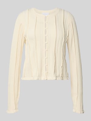 Gebreid jack van viscosemix Shop The Look MANNEQUINE