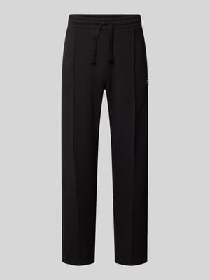 comfort fit sweatpants van katoenmix model 'DROSPANT' Shop The Look MANNEQUINE