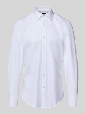Slim Fit Businesshemd aus reiner Baumwolle Modell 'H-HANK-K' Shop The Look MANNEQUINE