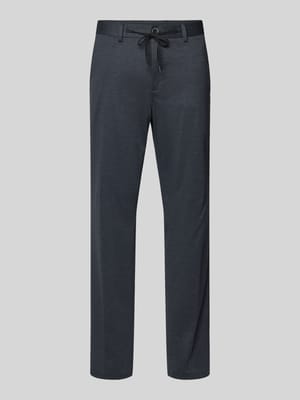 Spodnie garniturowe o kroju regular fit z domieszką wiskozy Shop The Look MANNEQUINE