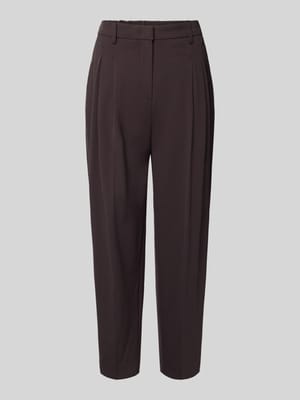 Stoffhose mit gelegten Falten Modell 'Lessieh' Shop The Look MANNEQUINE