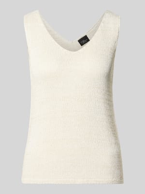 Regular Fit Top in Strick-Optik Shop The Look MANNEQUINE
