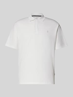 Regular Fit Poloshirt mit Logo-Patch Modell 'RODNEY' Shop The Look MANNEQUINE