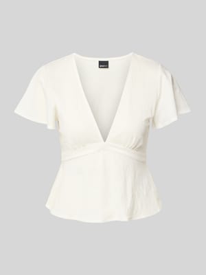Bluzka z dekoltem w serek Shop The Look MANNEQUINE