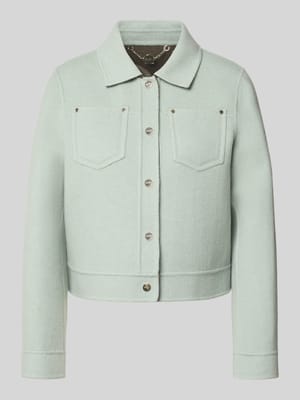 Wendejacke mit Knopfleiste und Brusttaschen Shop The Look MANNEQUINE