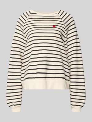 oversized sweatshirt van katoenmix model 'GRETA' Shop The Look MANNEQUINE