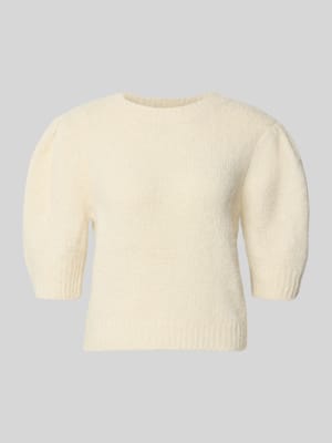 sweter w kroju regular fit z dodatkiem wełny model 'NOVAH' Shop The Look MANNEQUINE