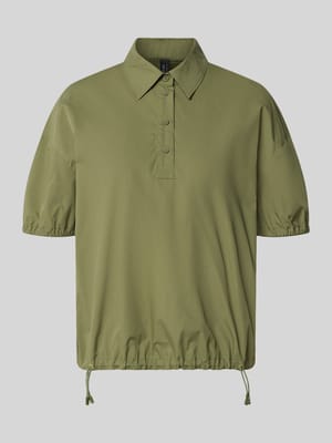 Bluzka o kroju regular fit z kołnierzykiem polo Shop The Look MANNEQUINE