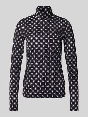 Shirt met lange mouwen en opstaande kraag Shop The Look MANNEQUINE