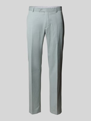 Regular fit pantalon met paspelzakken, model 'X-Tension' Shop The Look MANNEQUINE