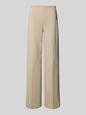 Straight leg stoffen broek met bandplooien Shop The Look MANNEQUINE