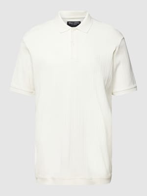 Poloshirt in Ripp-Optik Modell 'drop needle rib' Shop The Look MANNEQUINE