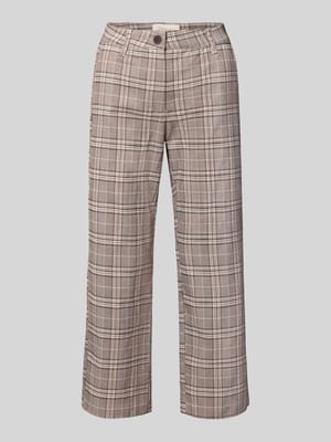 straight fit broek van viscosemix model 'Rexo' Shop The Look MANNEQUINE
