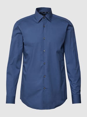 Slim Fit Business-Hemd mit Kentkragen Modell 'HANK' Shop The Look MANNEQUINE