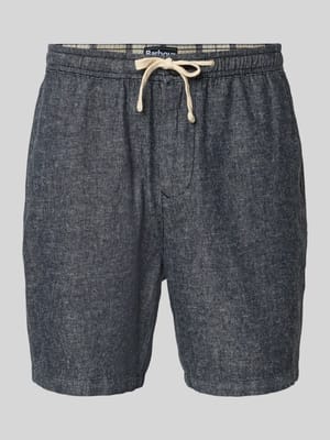 Bermudy o kroju regular fit z Mieszanka lnu i bawełny Model 'STILLWATER' Shop The Look MANNEQUINE