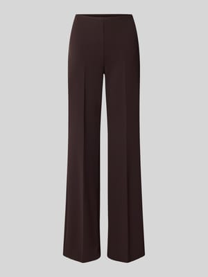 Flared Fit Stoffhose mit Bügelfalten Shop The Look MANNEQUINE