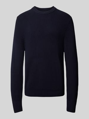 Gebreide pullover met ronde hals Shop The Look MANNEQUINE