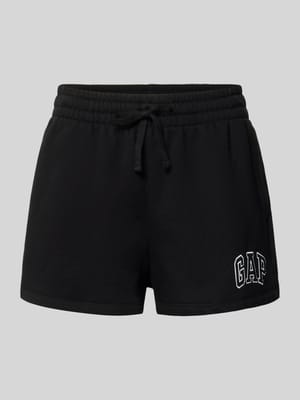 Sweatshorts mit Logo und elastischem Bund Shop The Look MANNEQUINE