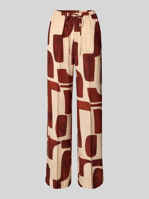 Wide Leg Stoffhose mit Tunnelzug Modell 'PARISI' Shop The Look MANNEQUINE