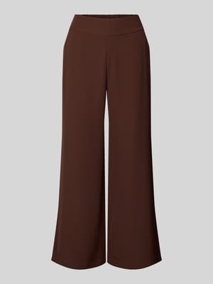 Hose mit weitem Bein und elastischem Bund Shop The Look MANNEQUINE