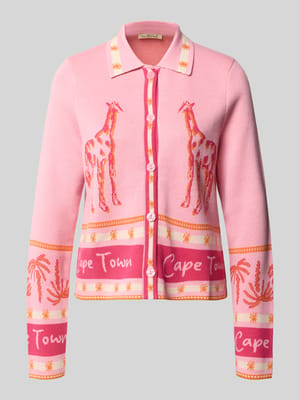 Cardigan mit Umlegekragen Shop The Look MANNEQUINE