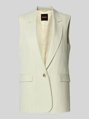 Regular Fit Anzugweste mit Leinen-Anteil Modell 'JAKILY' Shop The Look MANNEQUINE