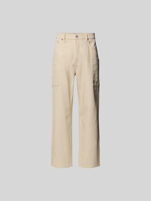 Straight Fit Jeans mit Cargo-Taschen Shop The Look MANNEQUINE
