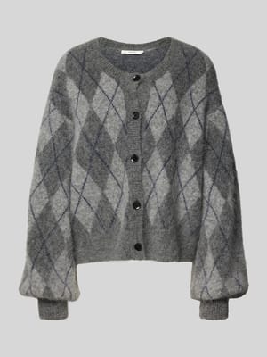 Strickjacke mit Knopfleiste Shop The Look MANNEQUINE