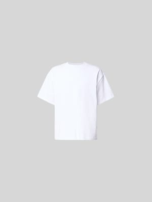 Relaxed Fit T-Shirt mit Logo-Stitching Shop The Look MANNEQUINE