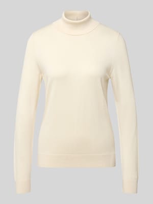 Slim Fit Rollkragenpullover aus Viskose-Mix Shop The Look MANNEQUINE