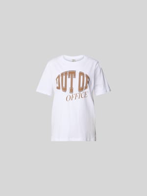 T-Shirt mit Statement-Print Shop The Look MANNEQUINE