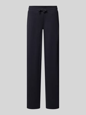 Spodnie dresowe o kroju wide fit z dodatkiem wiskozy Shop The Look MANNEQUINE