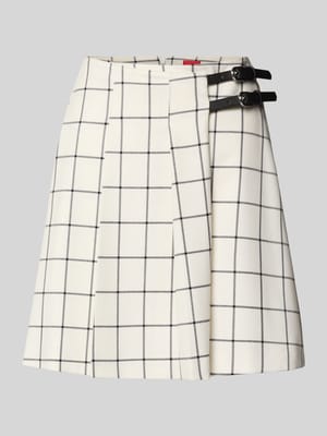 Minirock in Wickel-Optik mit Dornschließen Modell 'Raluna' Shop The Look MANNEQUINE