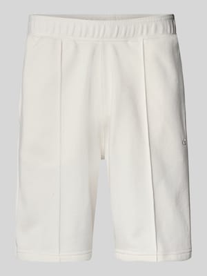 Sweatshorts mit elastischem Bund und Label-Stitching Shop The Look MANNEQUINE