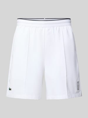 Regular Fit Sport-Shorts mit elastischem Bund Shop The Look MANNEQUINE