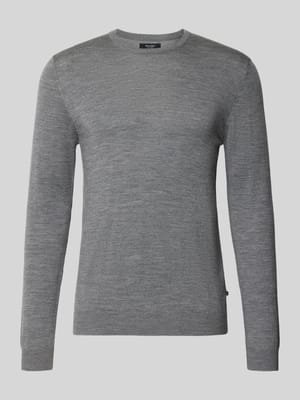 Strickpullover mit gerippten Abschlüssen Modell 'Margrate' Shop The Look MANNEQUINE