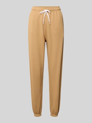 regular fit joggingbroek van katoenmix Shop The Look MANNEQUINE