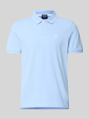 koszulka polo o kroju regular fit z wyhaftowanym logo Shop The Look MANNEQUINE