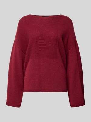 Oversized Pullover aus reiner Baumwolle in Strick-Optik Shop The Look MANNEQUINE